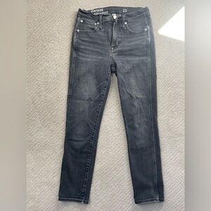 Madewell Women's Dark Gray Straight Leg Jeans